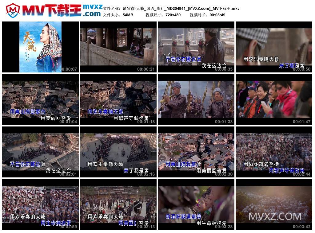 蒲紫微-天籁_国语_流行_MD204841